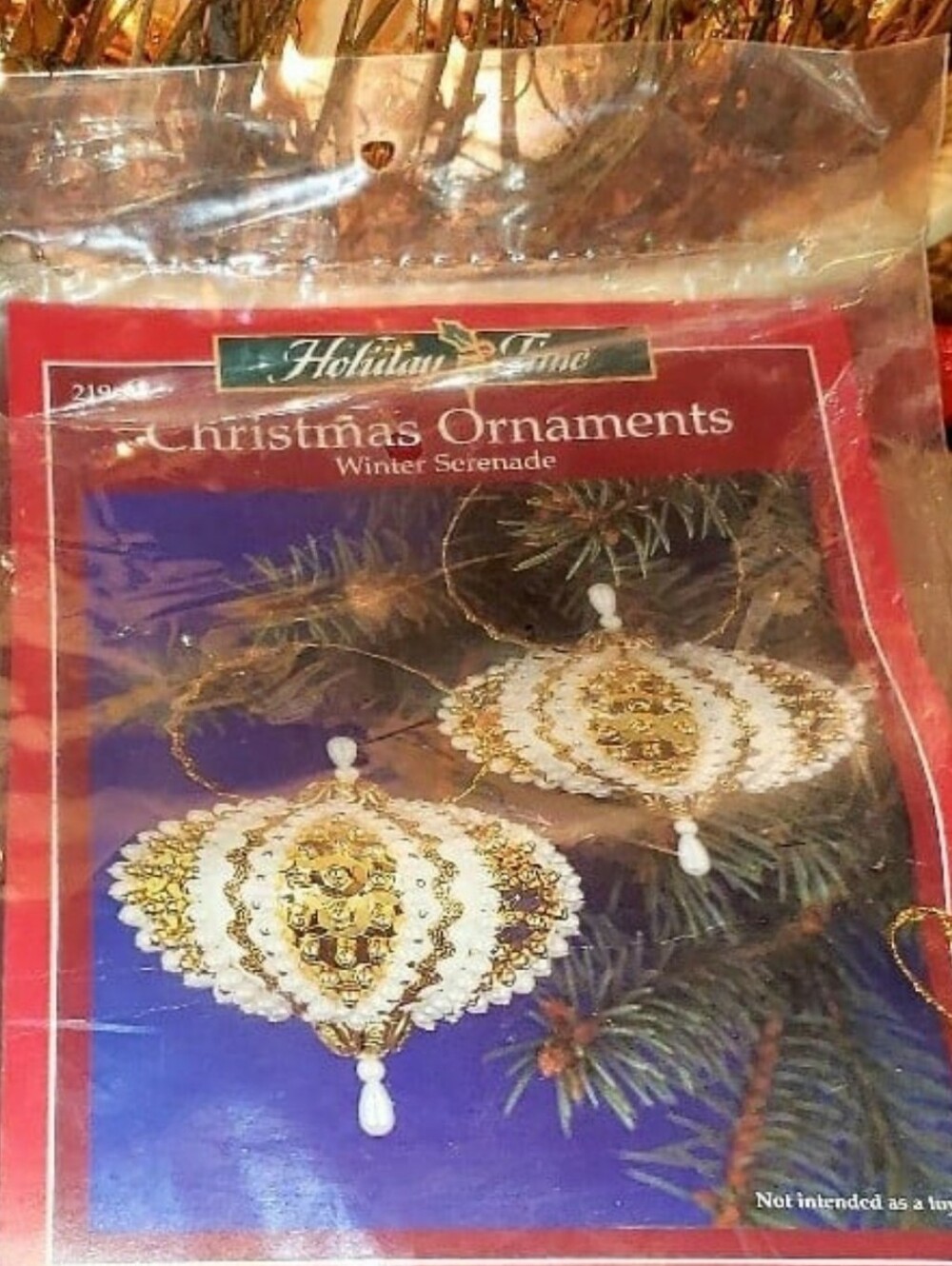 Holiday Time Christmas Ornament Kit#219-A "Winter Serenade"